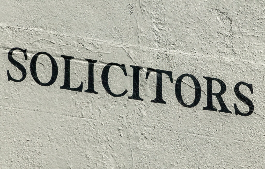 Solicitors signage